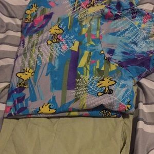 Woodstock snoopy Woodstock scrub top set